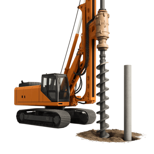 Бурение под сваи в Москве